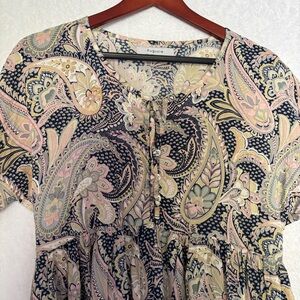 Auguste Dress The Label Roamer Play Dress in Pastel Paisley Sz 2 Boho